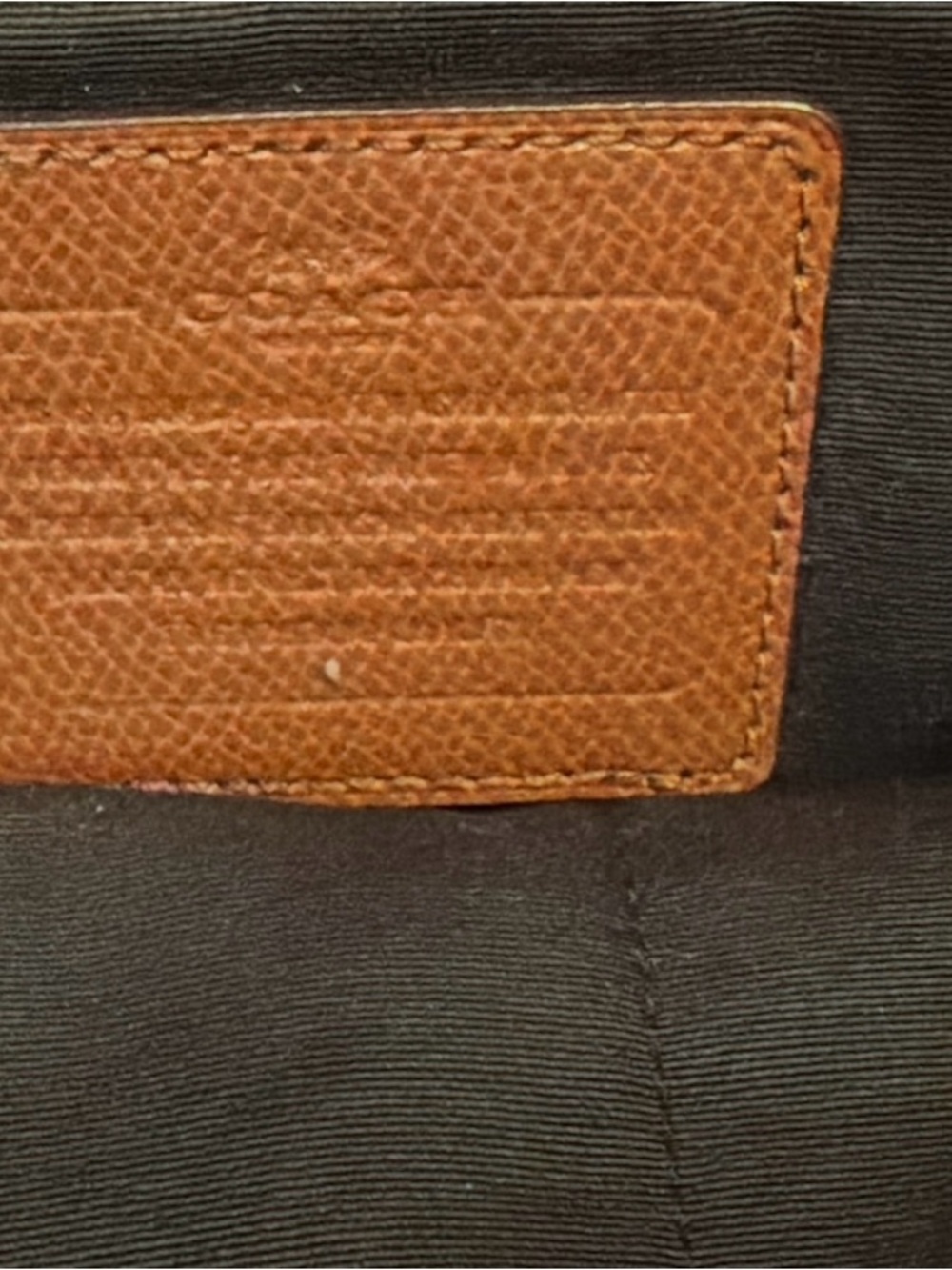 Coach Brown Pebbled Leather Shoulder Tote - Picture 4 of 6